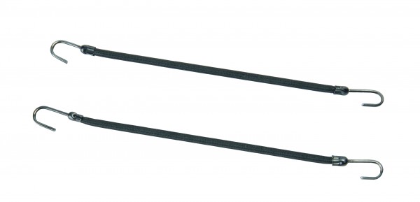 Efalock Haarbinder 10cm schwarz 12Stk