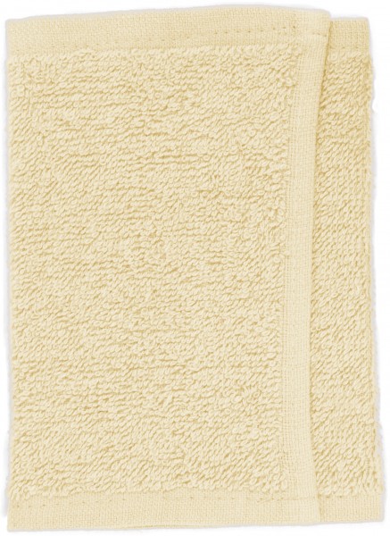 Frottee-Gesichtstuch Beige 30 x 15 cm