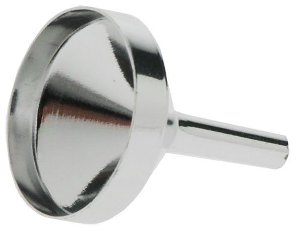 Parfümtrichter - Metall, Silber, Ø 2,5 cm, Höhe: 3,5 cm