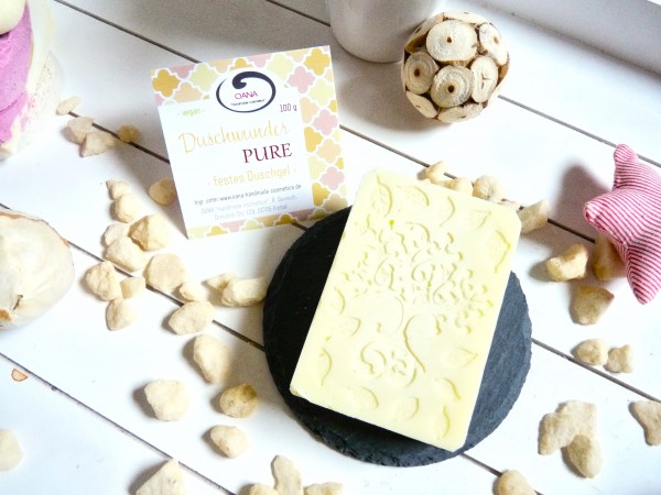 OANA Handmade Duschwunder für Pure 100g, verpackt in Zellglastüte