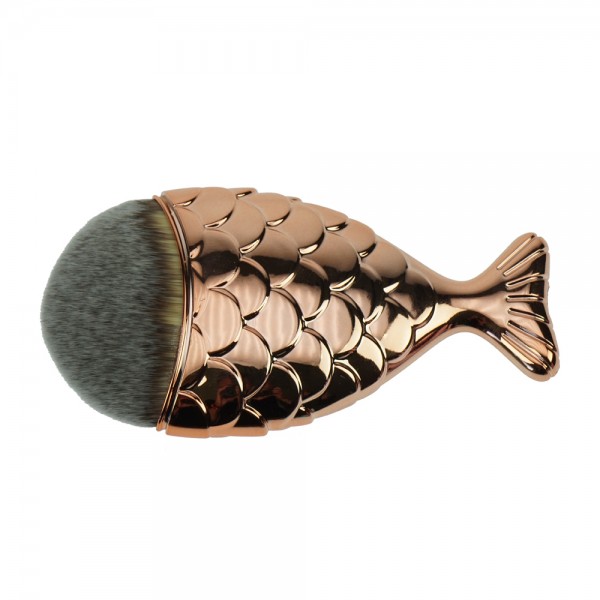 Fisch-Form Make-up Pinsel kupferfarben