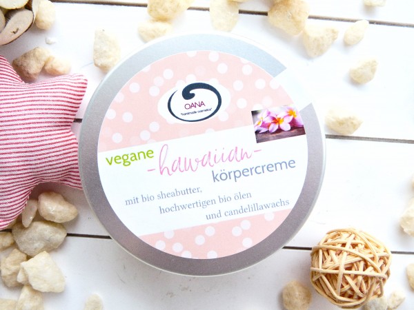OANA Handmade Körpercreme hawaiian, 100 ml, vegan