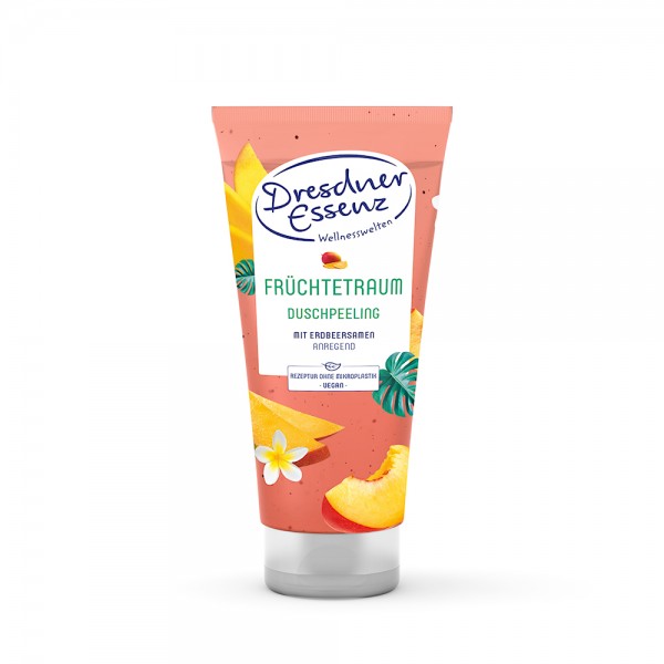 Dresdner Essenz Duschpeeling Früchtetraum, exotisch fruchtiger Duft 200ml
