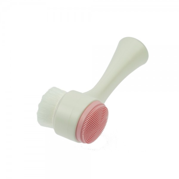 Gesichtsreinigungs-/Massage-bürste, L 13 cm, Ø 4 cm bürste, L 13 cm, Ø 4 cm dichtes Toray-Haar+Silik
