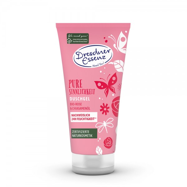 Dresdner Essenz Duschgel Bio-Rose/ Chiasamenöl (Pure Sinnlichkeit)