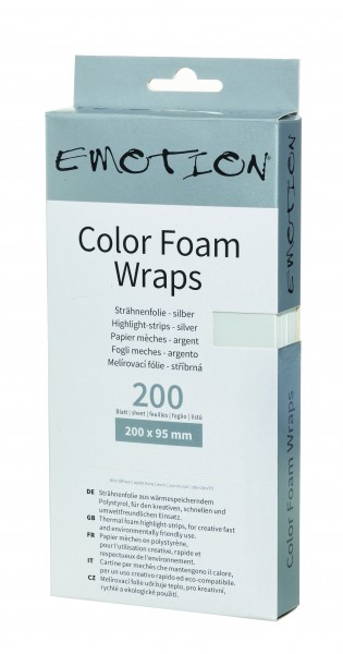 Efalock Emotion Color Foam Wraps 20cm silber