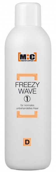 M:C Freezy Wave D1 normales unb. Haar 1000 ml Emulsions-Kaltwelle