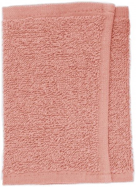 Frottee-Gesichtstuch Lachs 30 x 15 cm