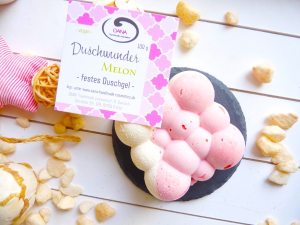 OANA Handmade Duschwunder für Melon 100g, unverpackt