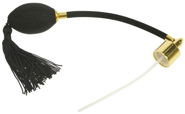 Ballpumpe, schwarz/gold Gewinde E 5