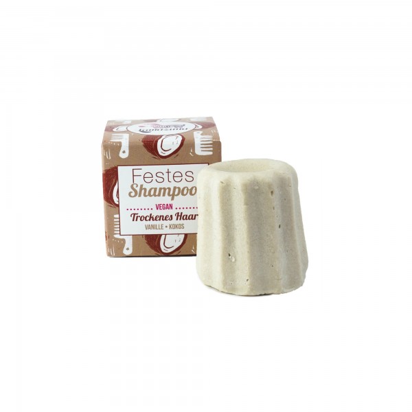 Lamazuna Festes Shampoo Vanille-Kokos - für trockenes Haar