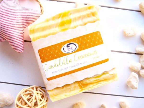 OANA Handmade Naturseife Candelilla Cocananas, vegan, 100 g