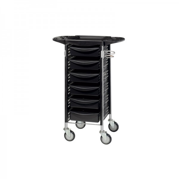 Comair Stapelboy Profi schwarz 42x38,5x92cm