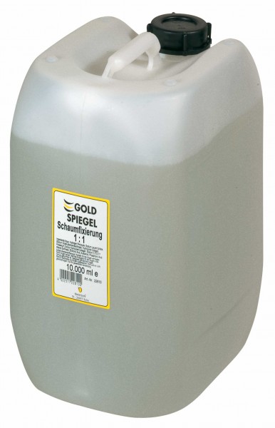 Goldspiegel 10 Ltr. Schaumfixierung