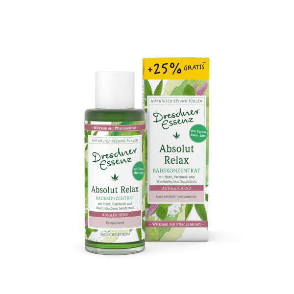 Dresdner Essenz Gesundheitsbad "Absolut Relax" Hanf/Patchouli/indische Melisse